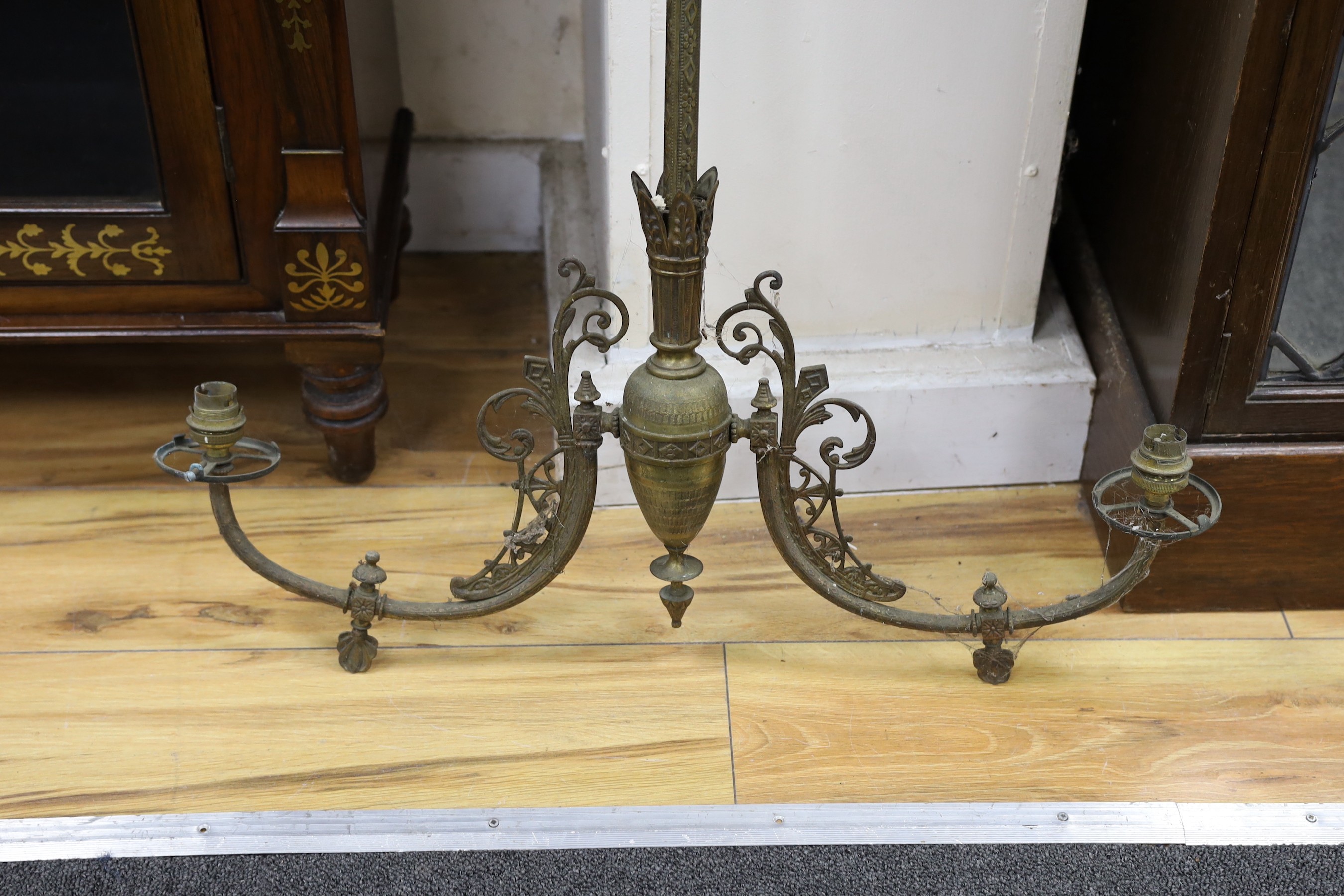 Brass electric ceiling lights